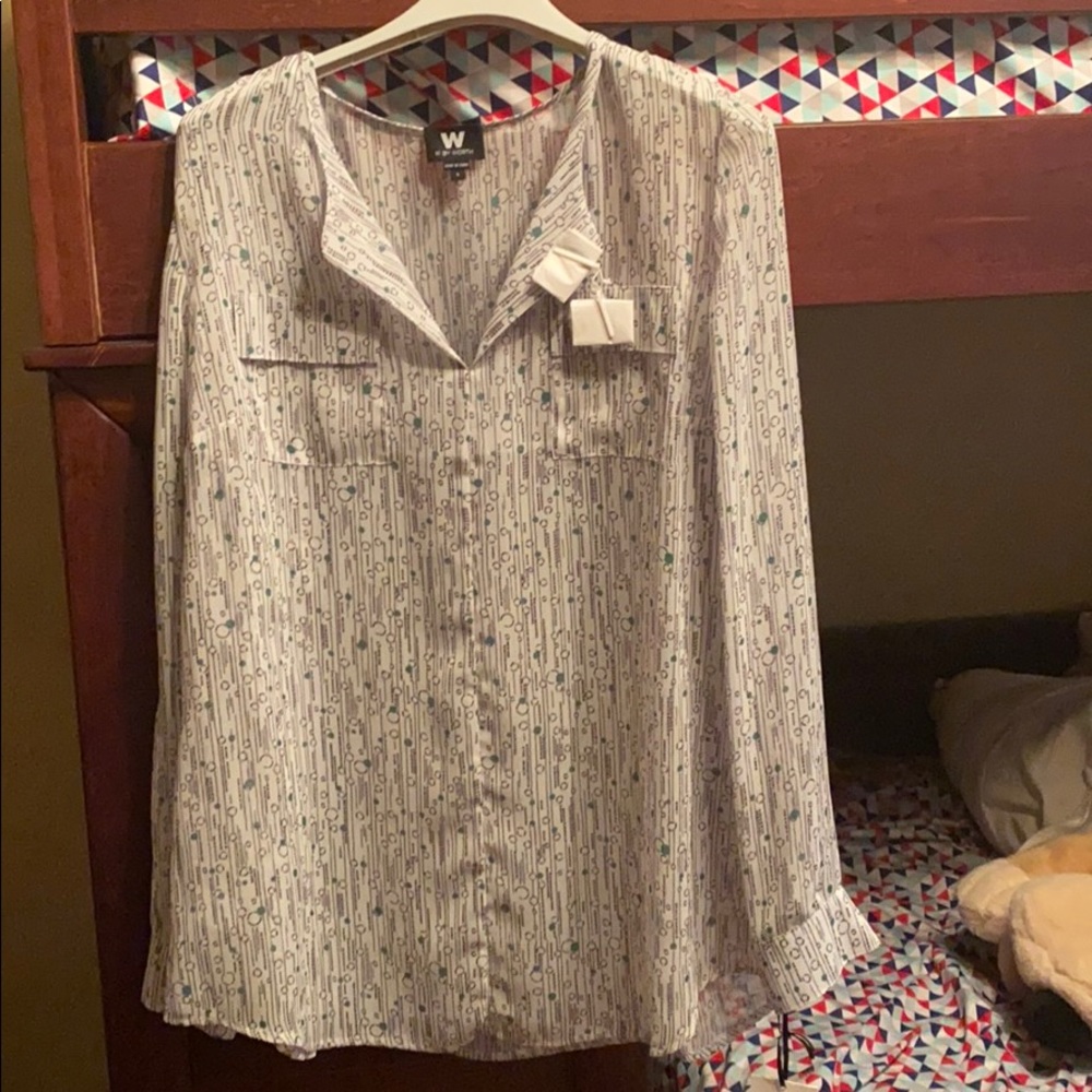 Long sleeve blouse